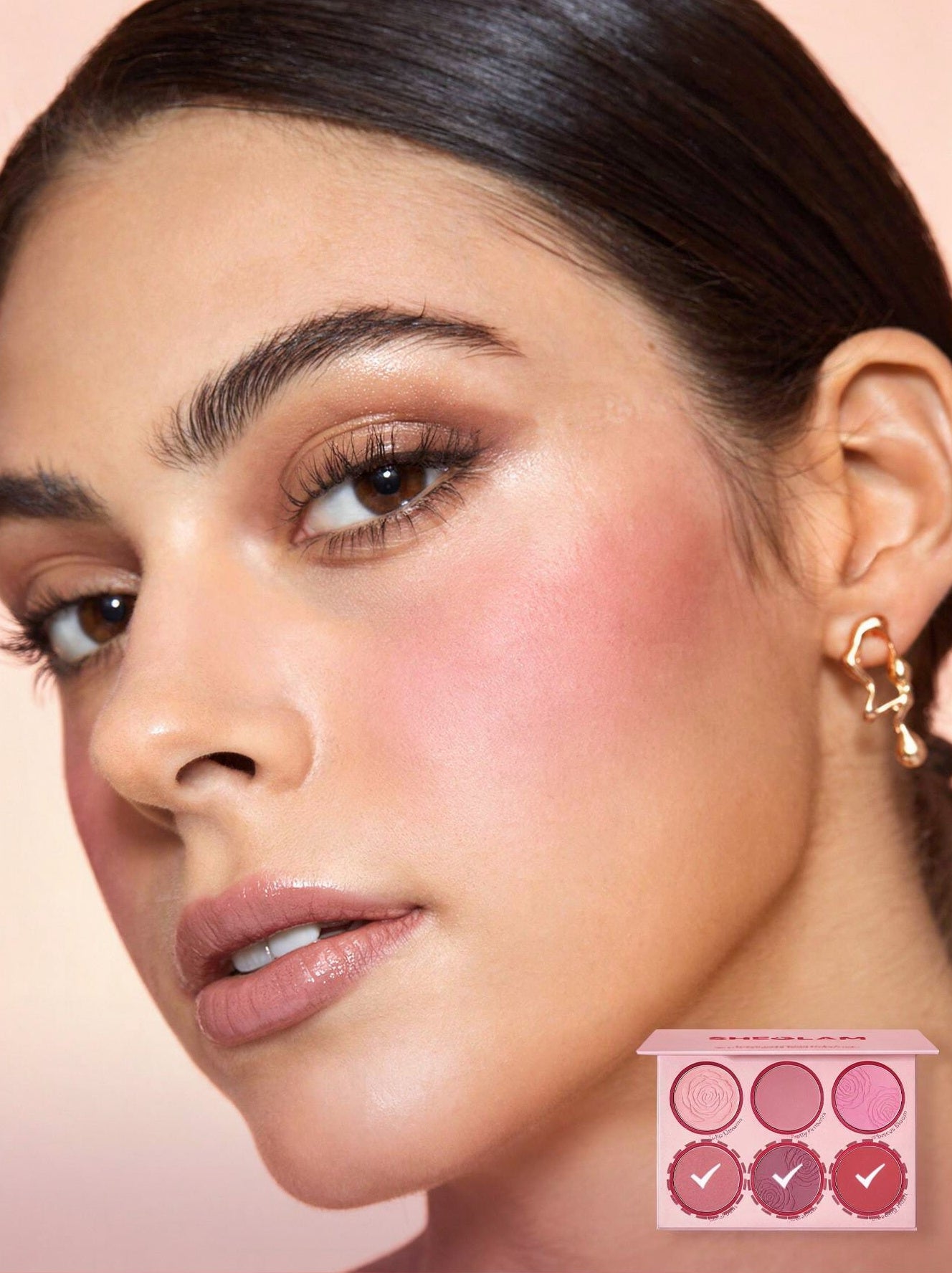 Sheglam Floral Flush Blush Palette Blushing Bouquet | Soft Radiant Glow