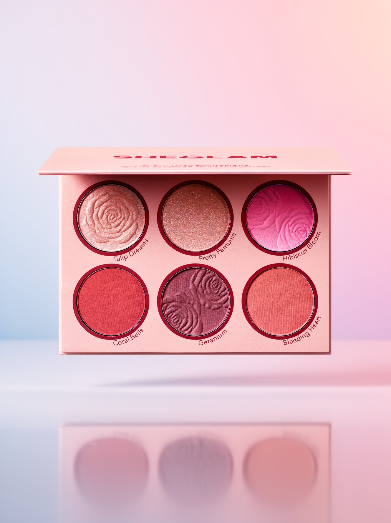 Sheglam Floral Flush Blush Palette Blushing Bouquet | Soft Radiant Glow