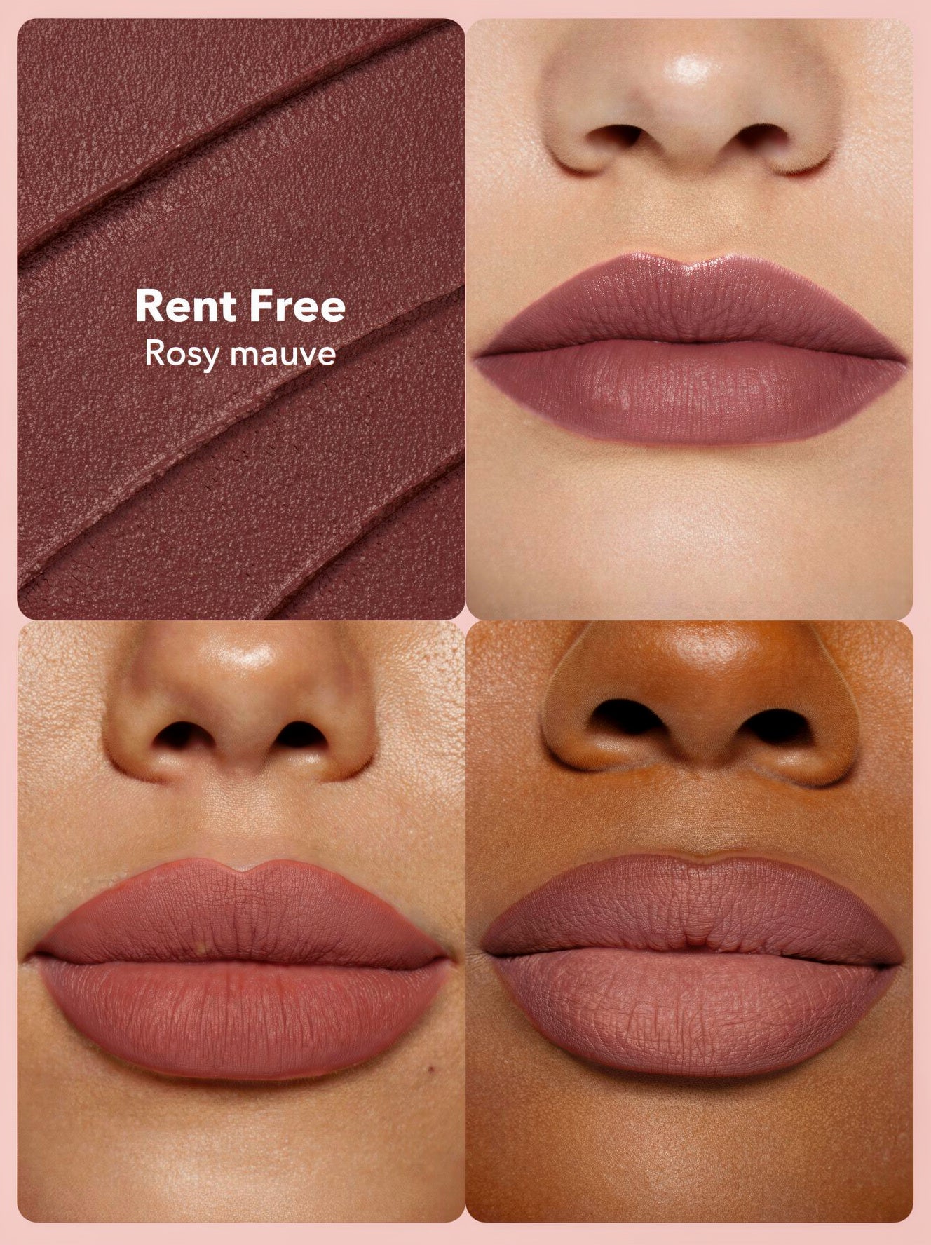Sheglam Dynamatte Boom Matte Lipstick Rent Free | Long-Lasting