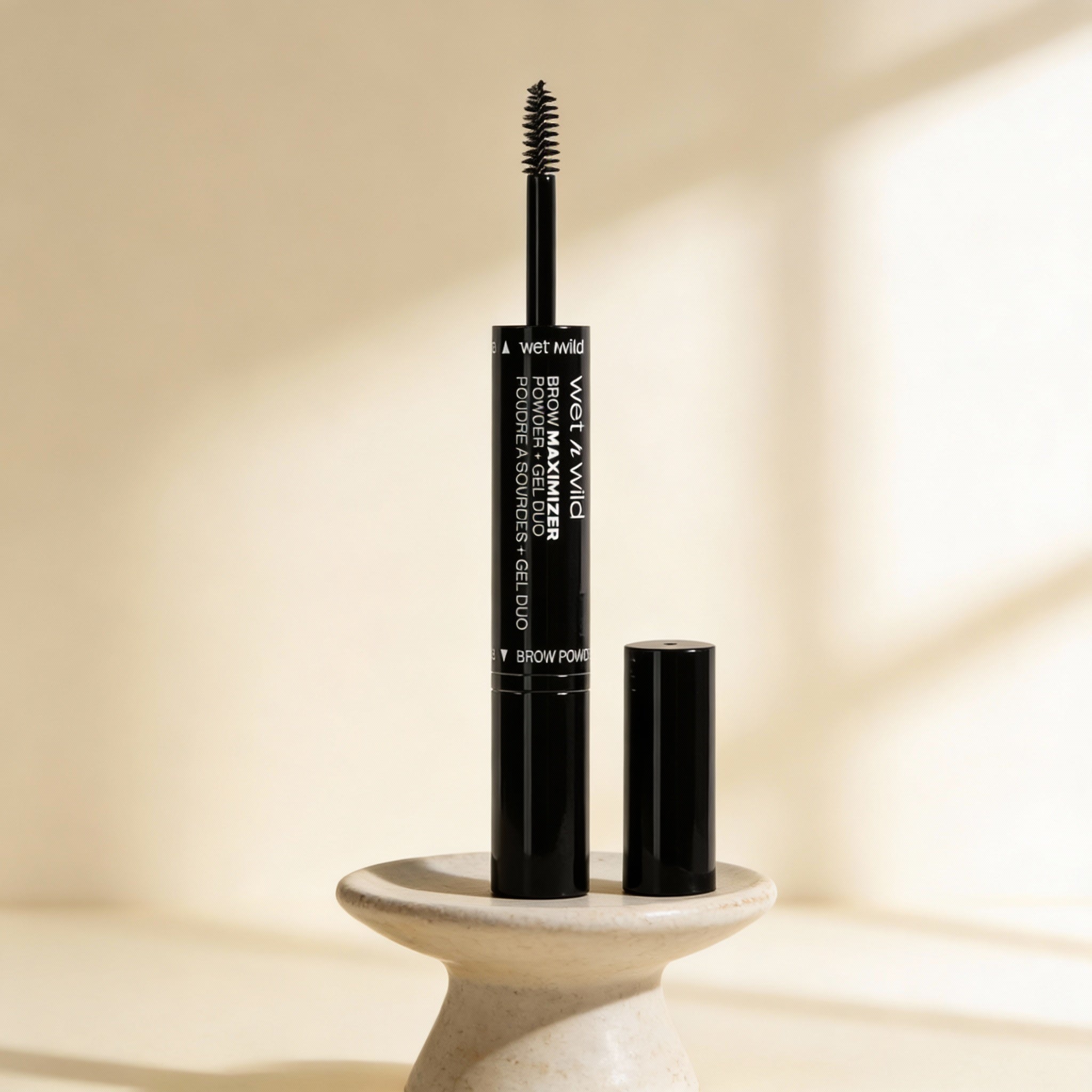 Wet n Wild Ultimate Brow Brow Maximizer Powder + Gel Duo | Neutral Brown