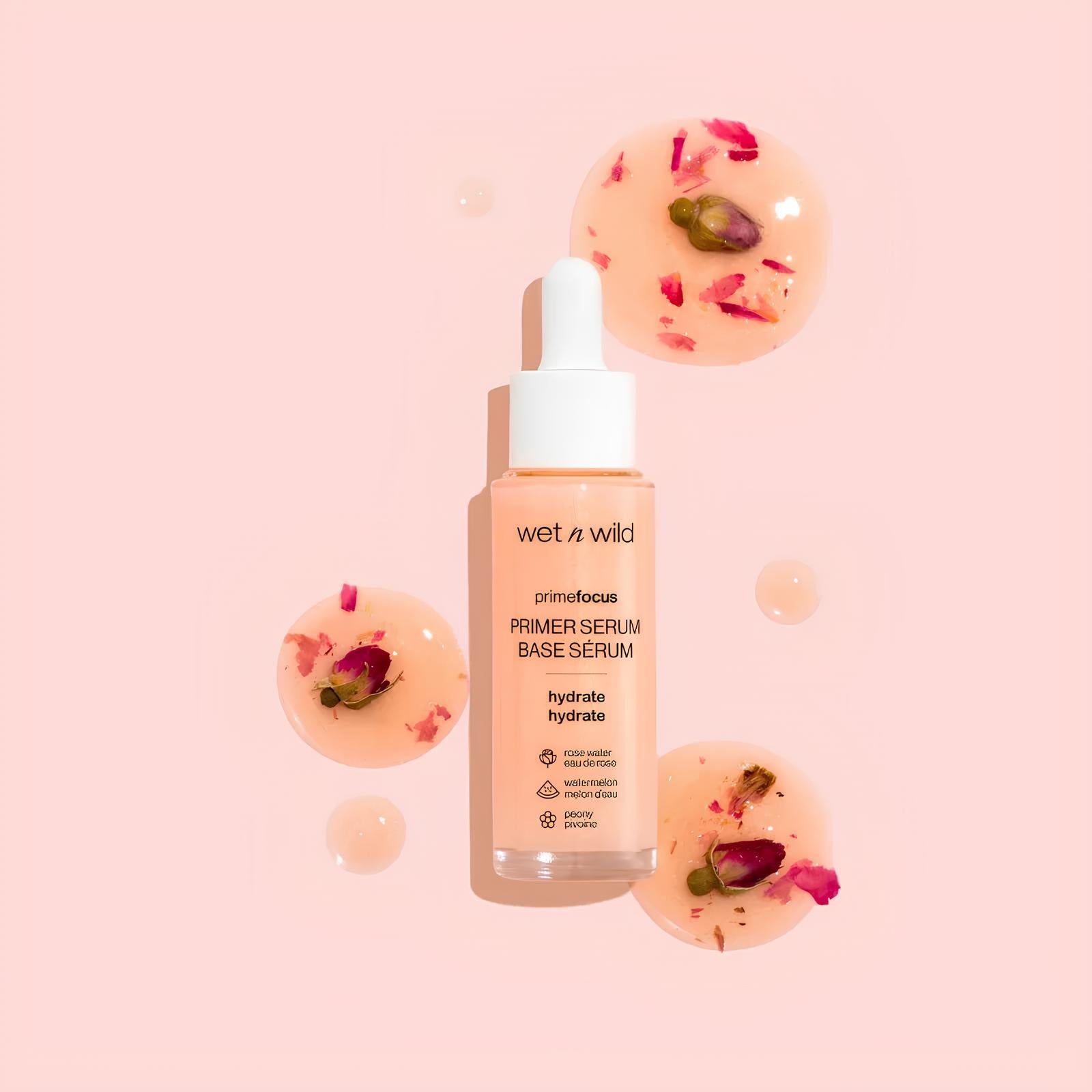 Wet n Wild Prime Focus Hydrating Primer Serum | Smooth & Hydrating Base