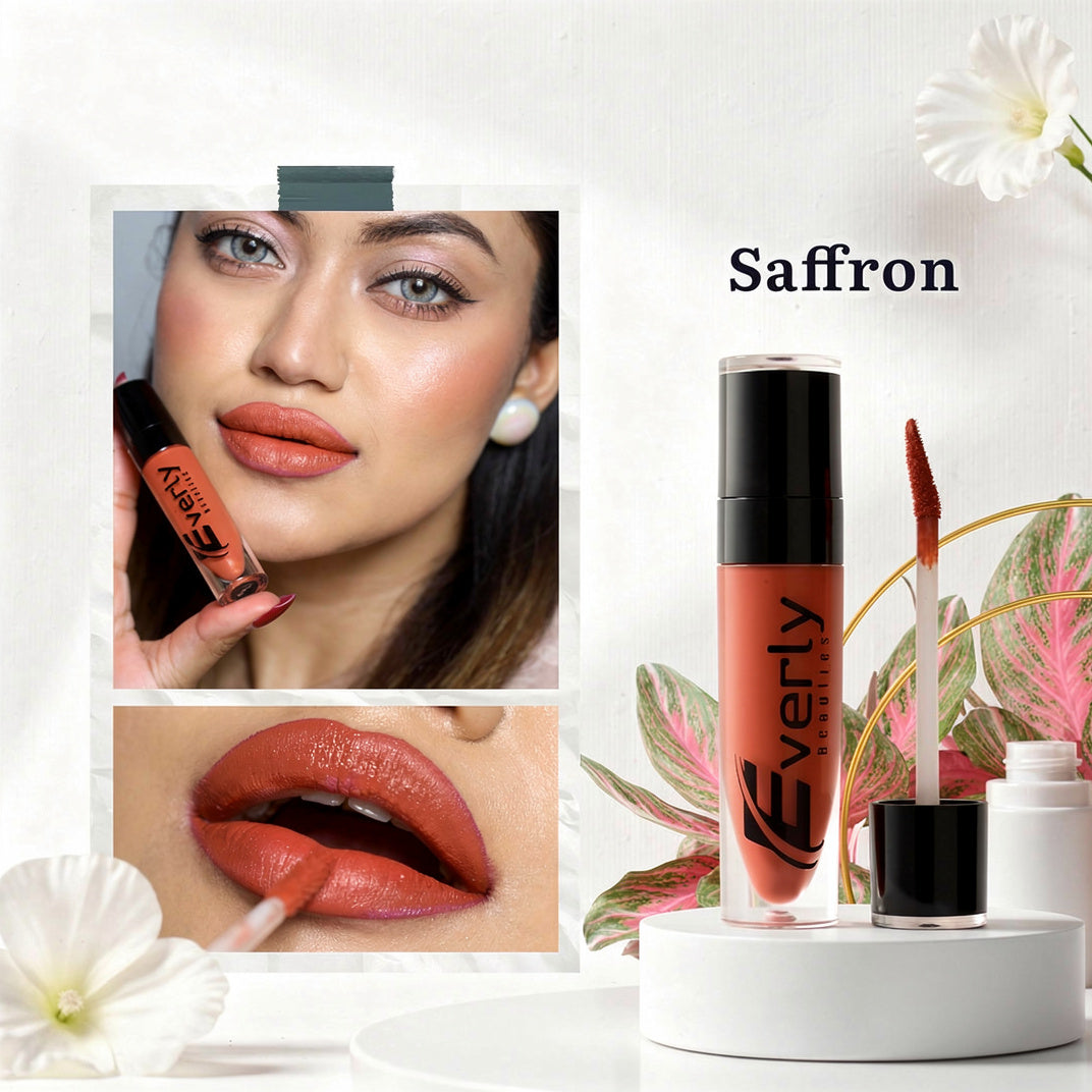 Everly Beauties Waterproof Matte Liquid Lipstick | Long-Lasting High Pigment