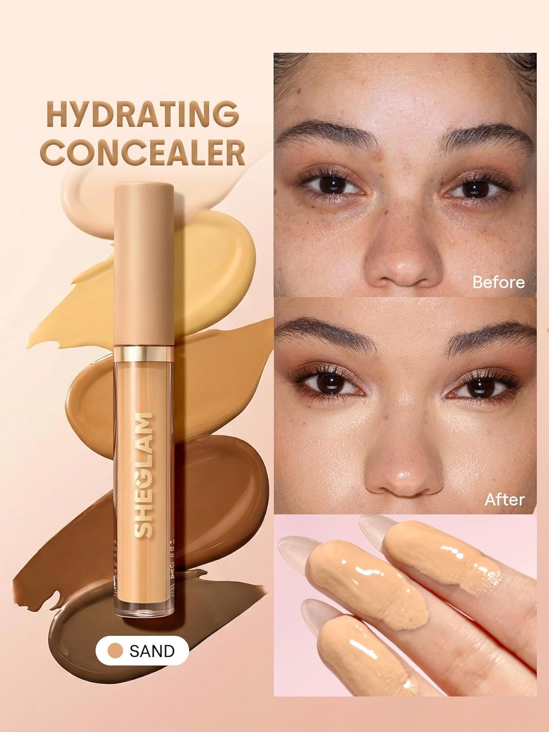 Sheglam Like Magic Color Correcting Concealer Orange | Dark Spot & Under-Eye Corrector