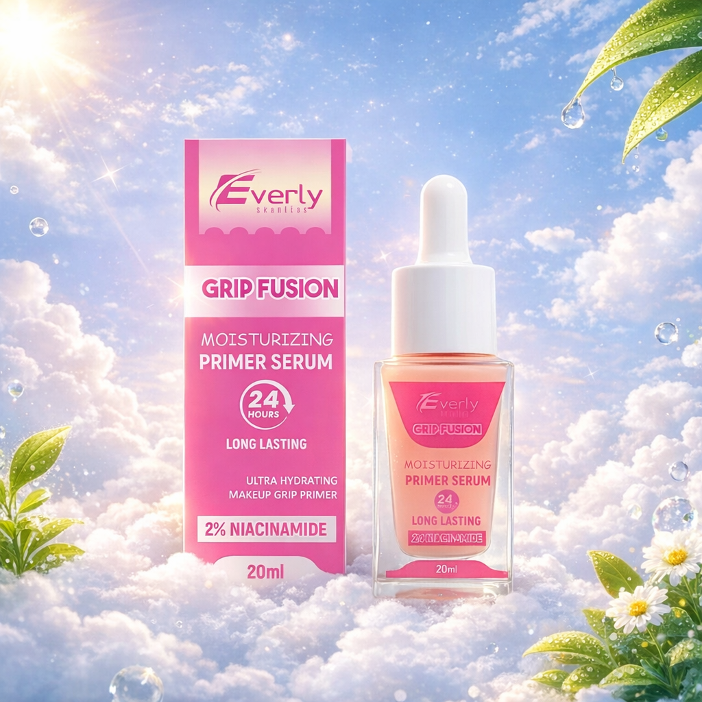 Everly Beauties Grip Fusion Moisturizing Primer Serum – 2% Niacinamide