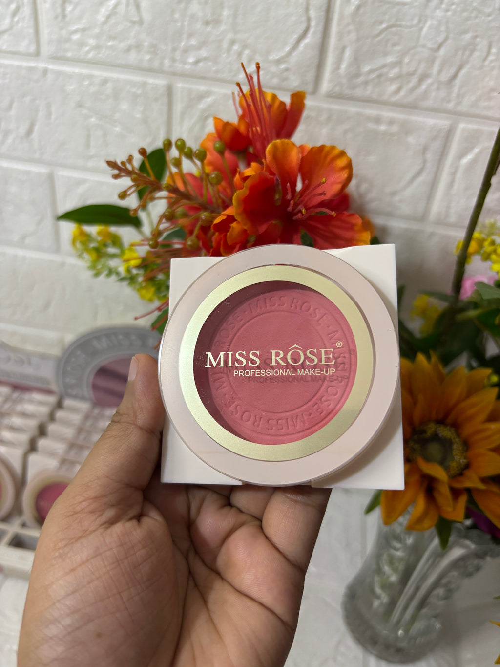 Miss Rose Powder Blush - High-Pigment 4-Shade Series
