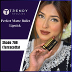 Trendy Beauties Perfect Matte Bullet Lipstick – Soft Matte & Long Lasting