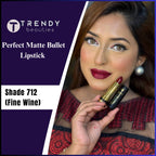Trendy Beauties Perfect Matte Bullet Lipstick – Soft Matte & Long Lasting