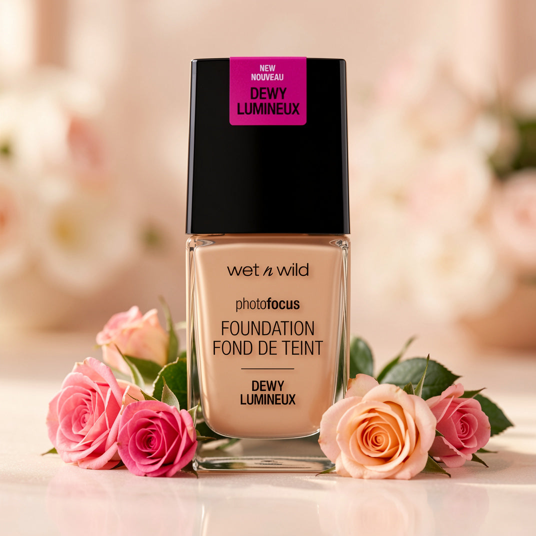 Wet n Wild Photo Focus Dewy Foundation | Hydrating Buildable Glow Finish