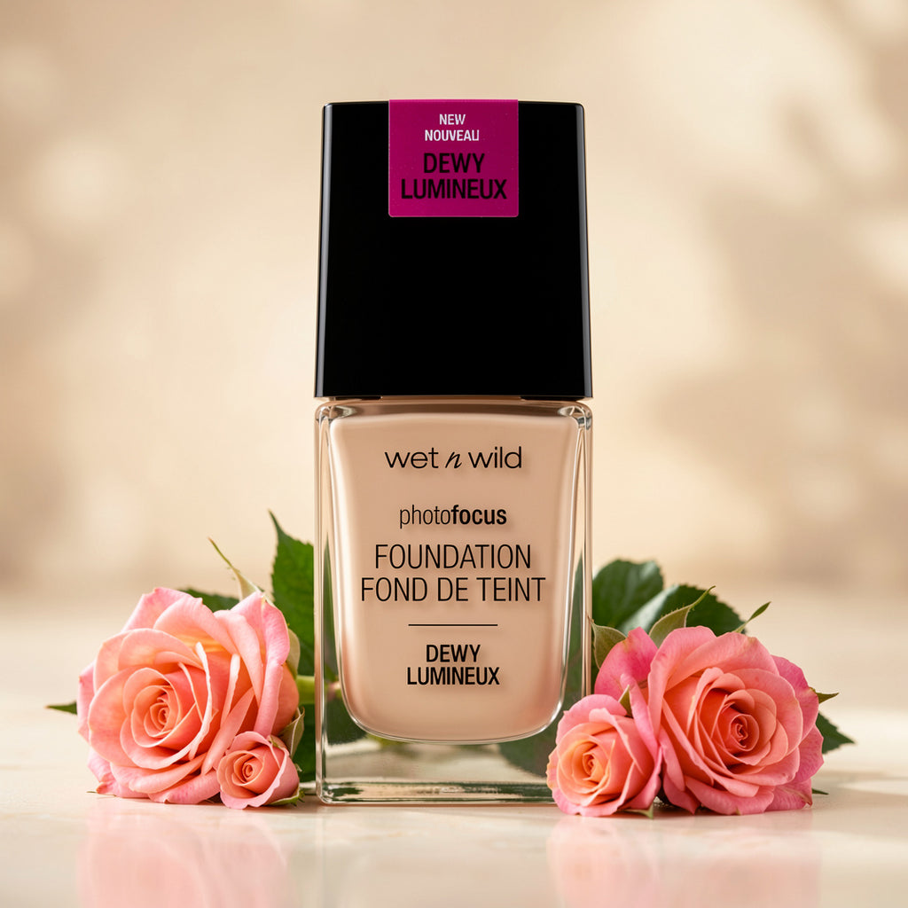 Wet n Wild Photo Focus Dewy Foundation | Hydrating Buildable Glow Finish