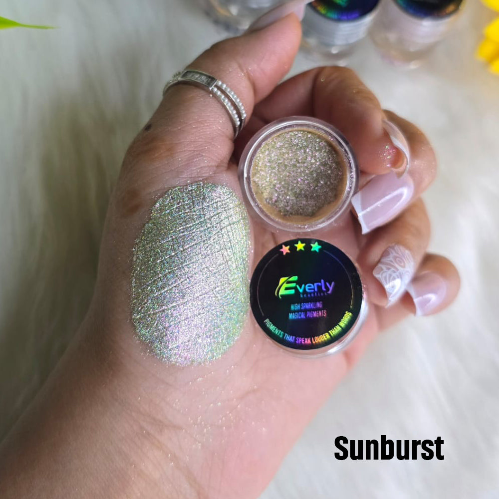 Everly Beauties CR Series Loose Pigment Eyeshadow | Soft Shimmer & High Pigment