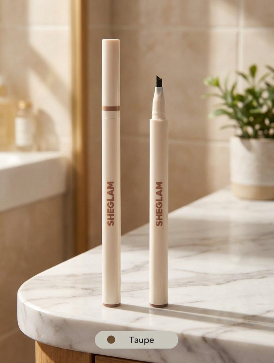 Sheglam 4-Stroke Tip Liquid Eyebrow Pencil | Waterproof Feathered Brow Pen