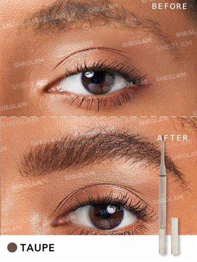 Sheglam Brows On Demand 2-In-1 Brow Pencil | Waterproof Long-Lasting Brow Definer