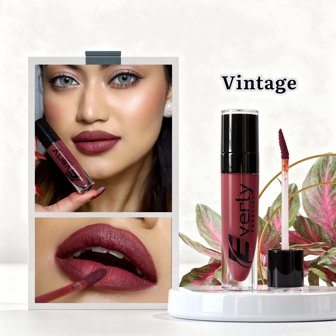 Everly Beauties Waterproof Matte Liquid Lipstick | Long-Lasting High Pigment