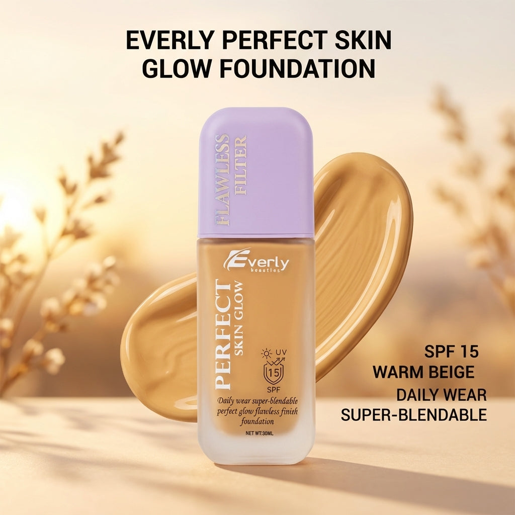 Everly Beauties DewyGlow SPF15 Perfect Finish Foundation